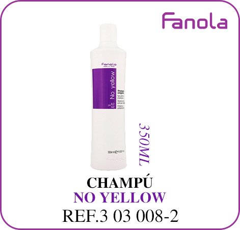 FANOLA CHAMPU NO YELLOW 350ML
