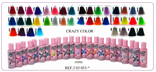 CRAZY COLOR 100ML PEACOCK BLUE N45