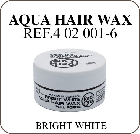 RED ONE HAIR WAX - BRIGHT WHITE 150ML