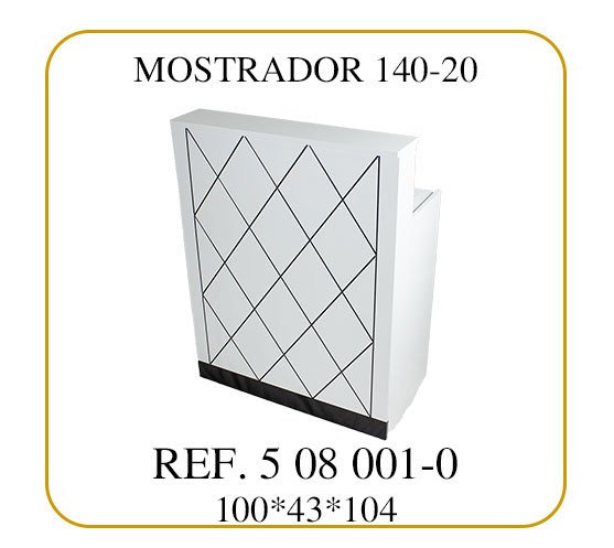MOSTRADOR 140-20 100X43X104