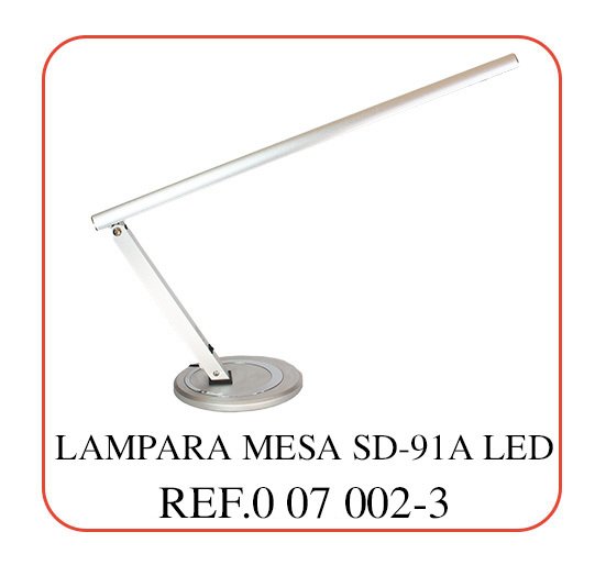 LAMPARA MESA SD-91A LED7  Blanco